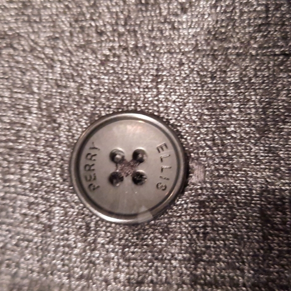 Perry Ellis grey shawl cardigan size S - Picture 4 of 5